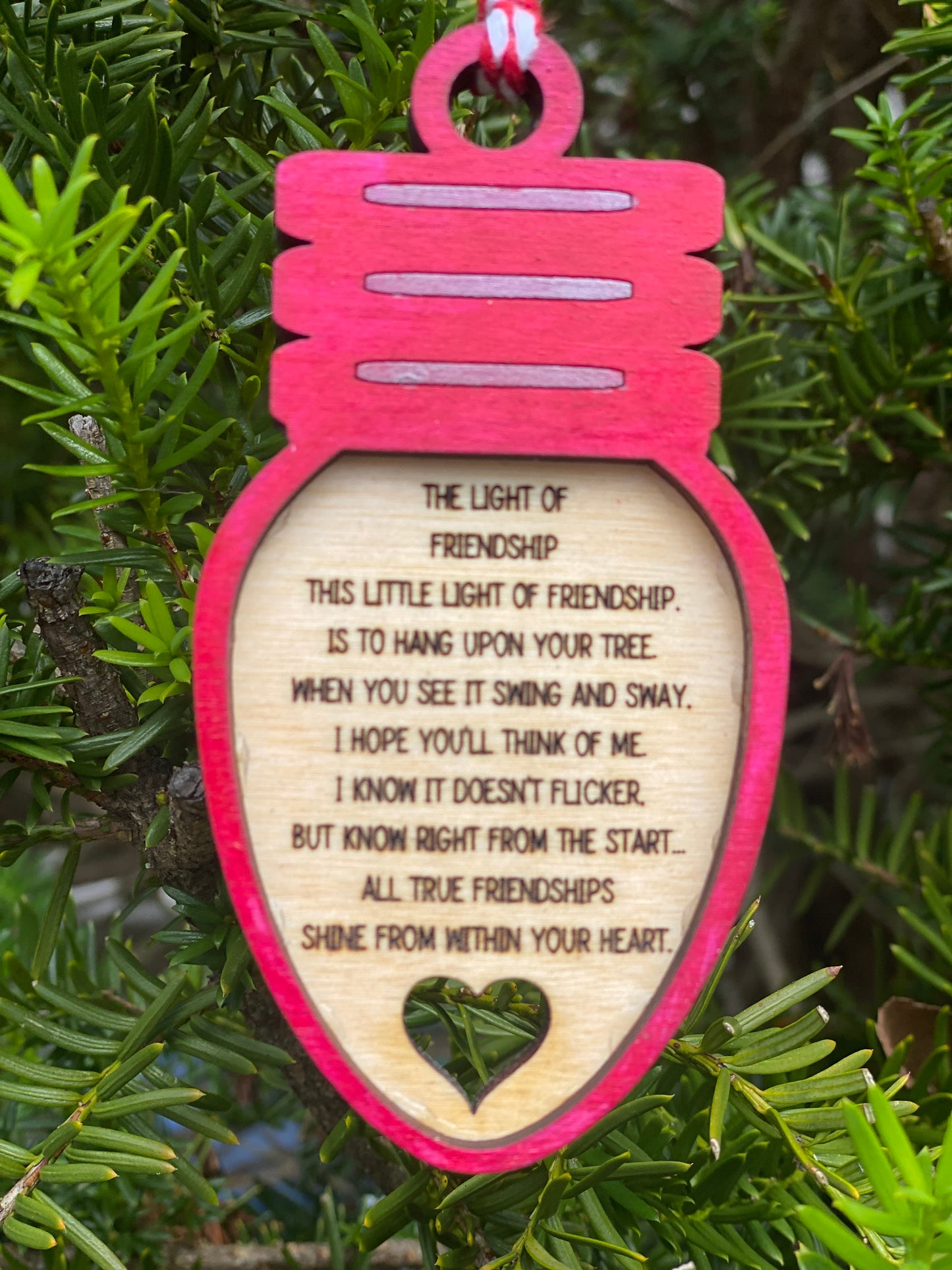 The Light of Friendship Ornament