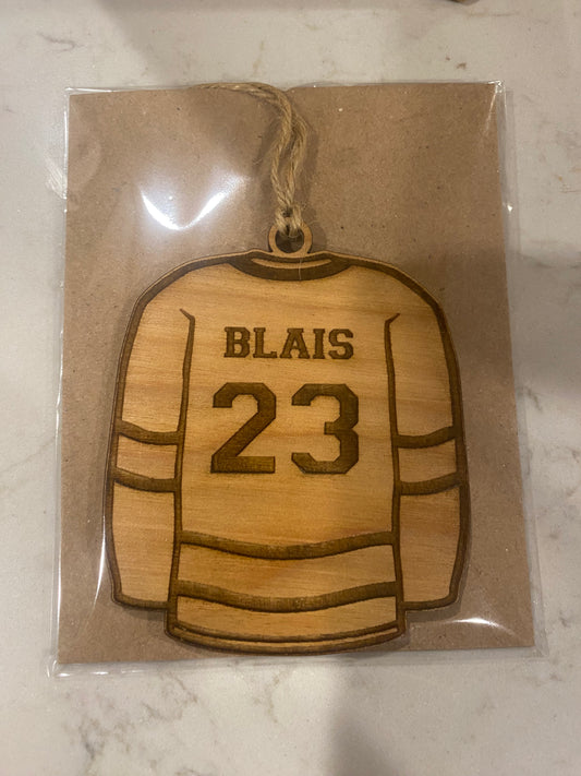 Hockey Jersey ornaments