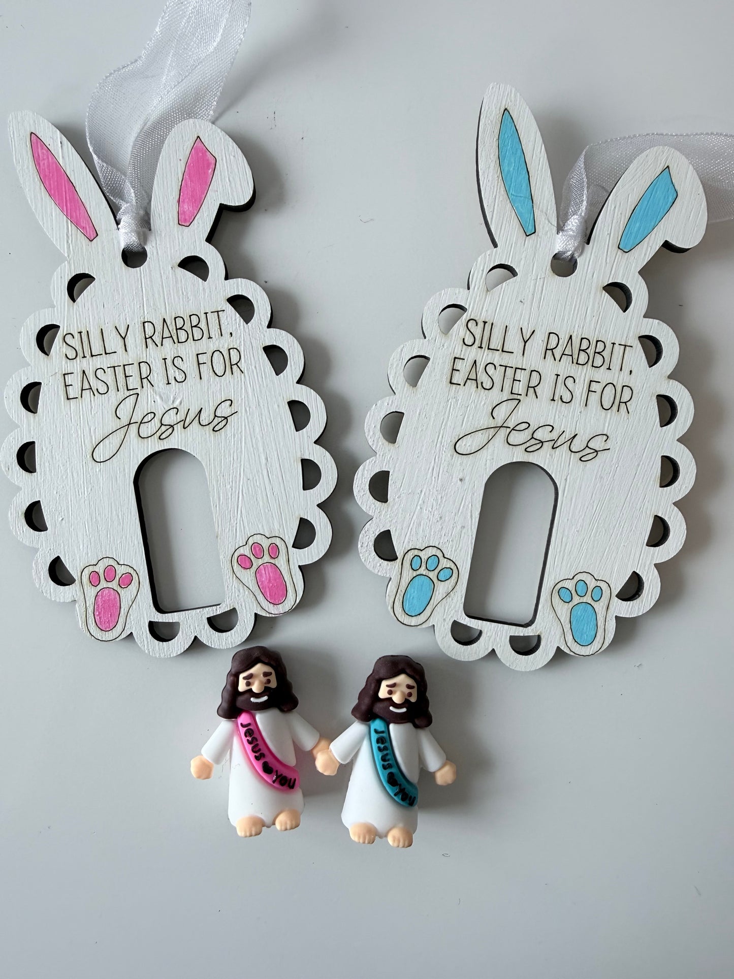 Silly Rabbit Easter Is For Jesus Ornament