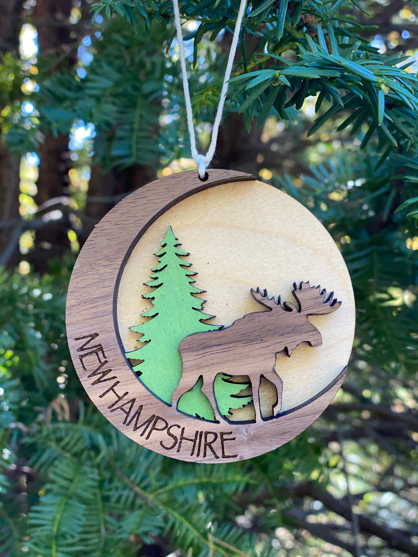 NH Moose Ornament