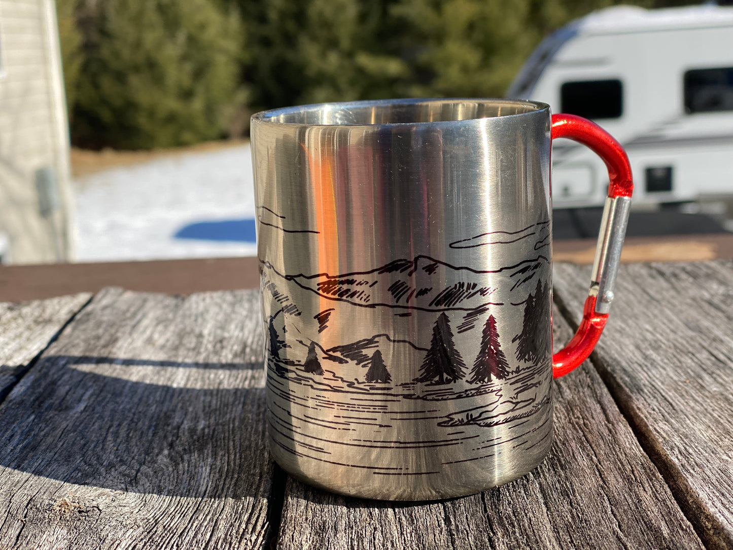 Adventure Awaits Carabiner Mug