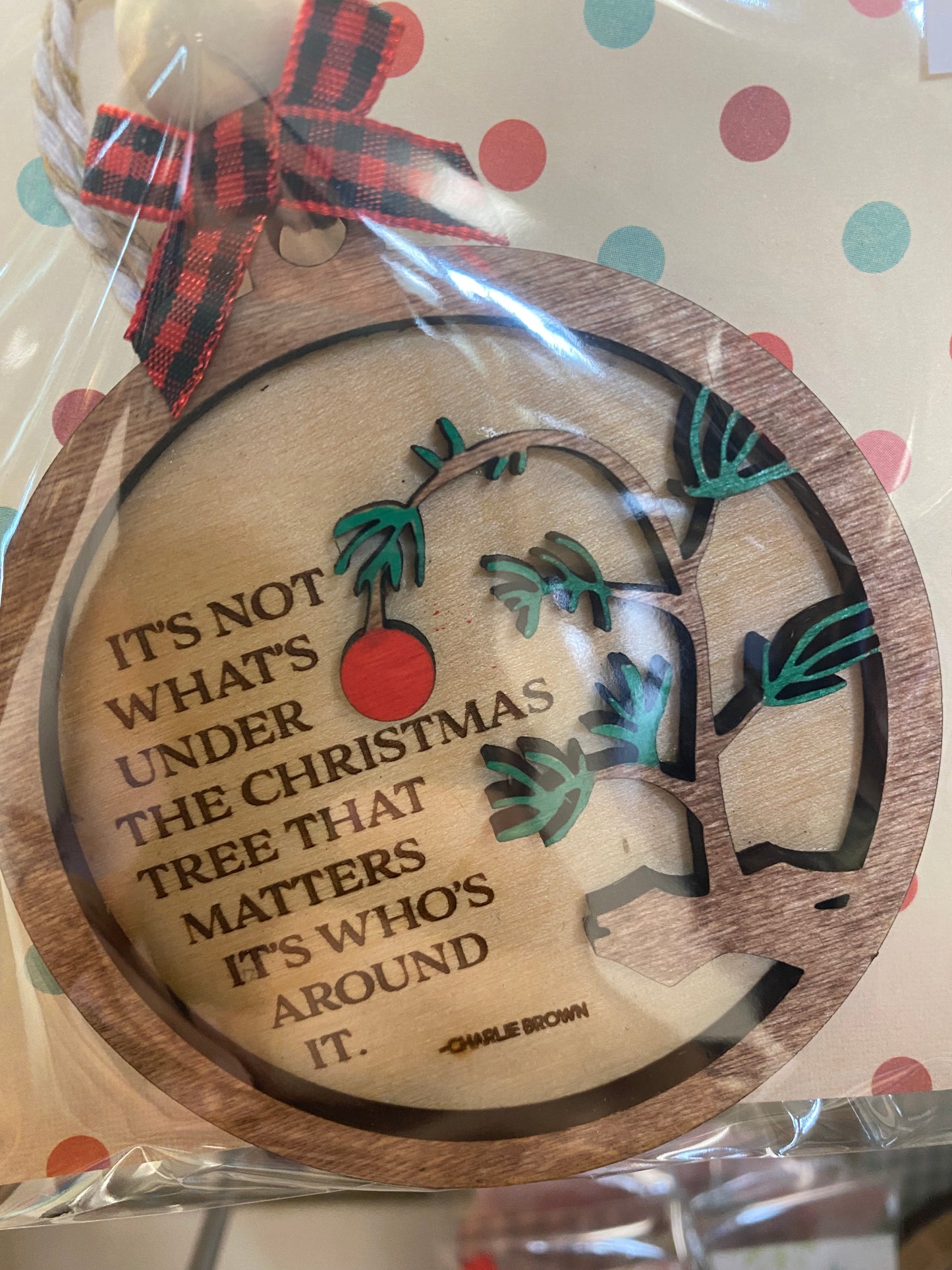 It’s Not What’s Under The Tree Ornament