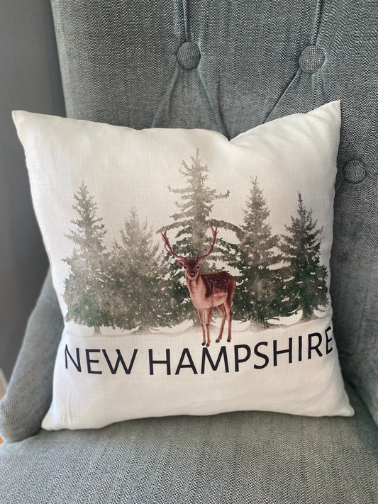 Winter New Hampshire Pillow