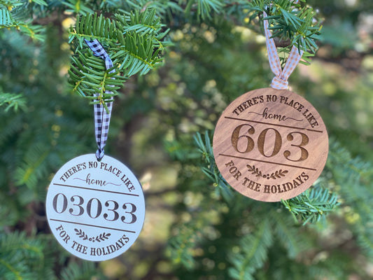 No place like home for the holidays Zip Ornament